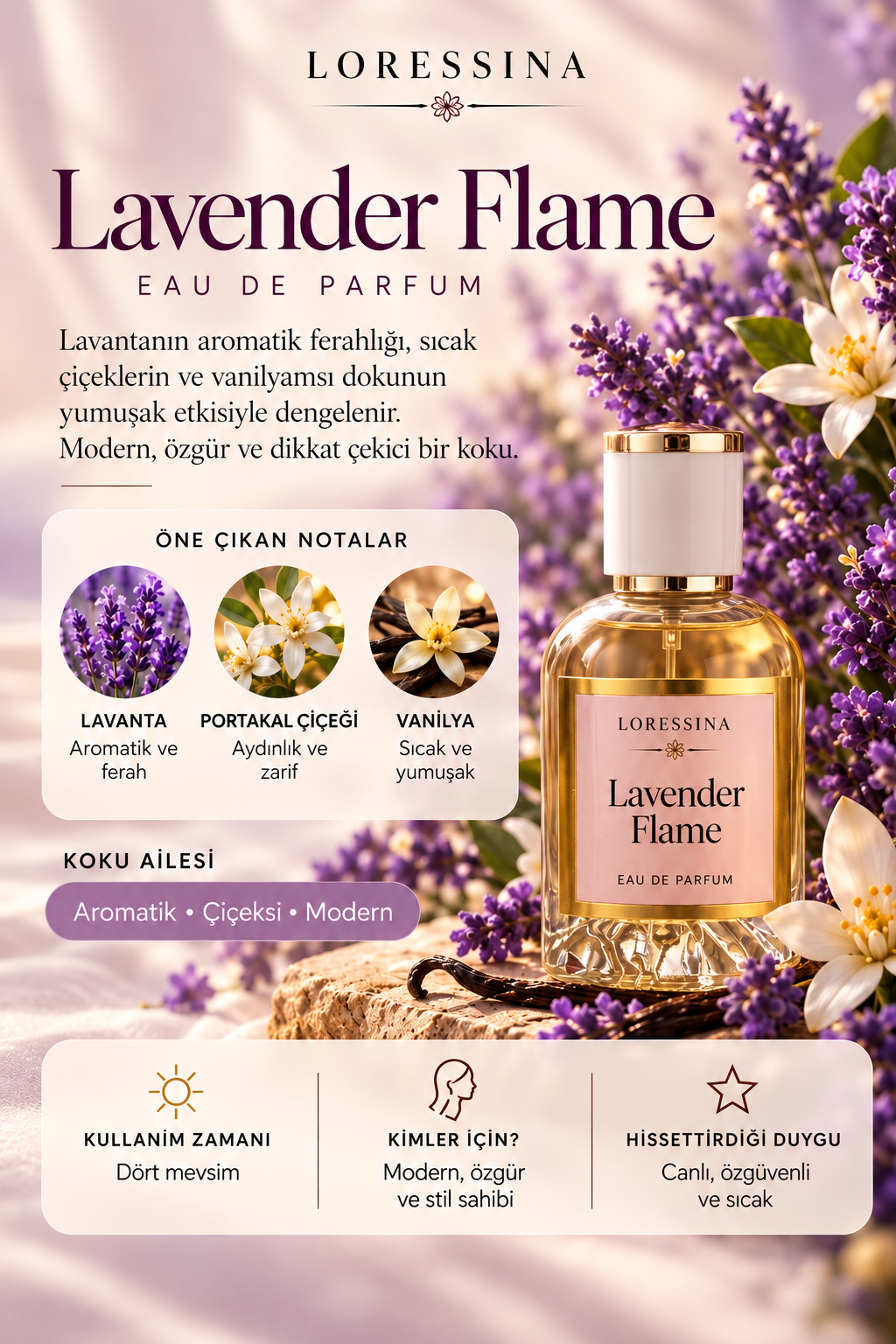 LORESSİNA - Lavender Flame - PARFÜM 50 ml