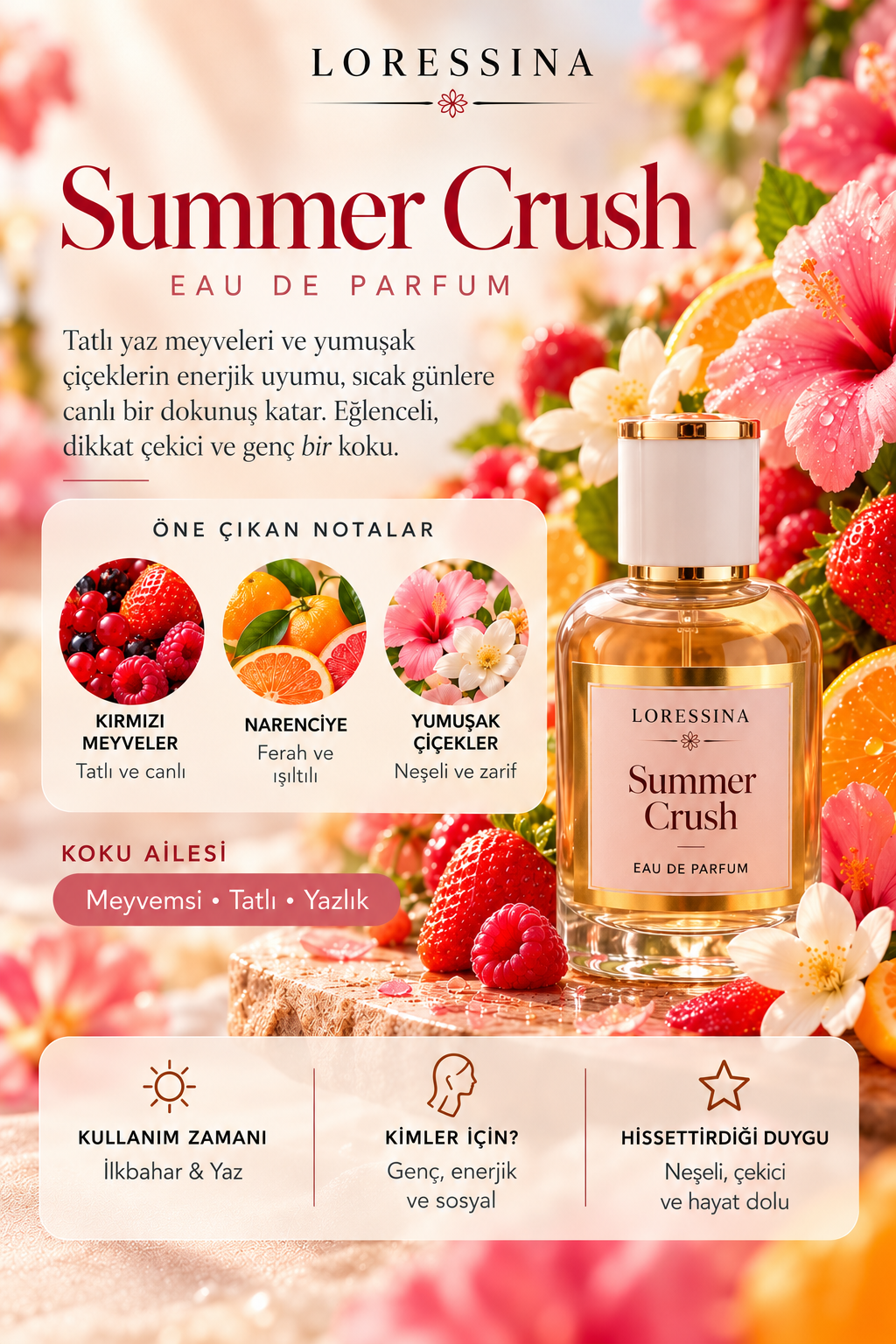 LORESSİNA - Summer Crush - PARFÜM 50 ml