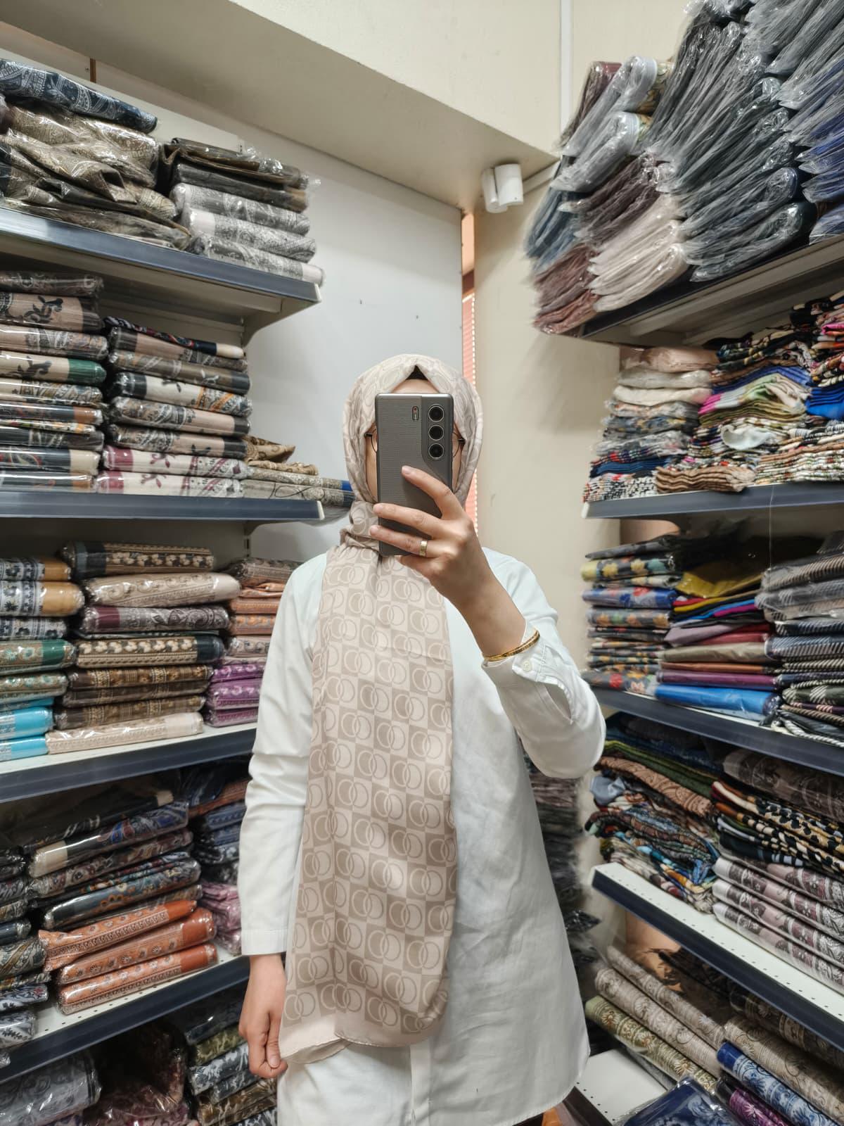 PAMUKSU SOFT ŞAL HALKA DESEN - 14