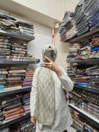 PAMUKSU SOFT ŞAL HALKA DESEN - 9