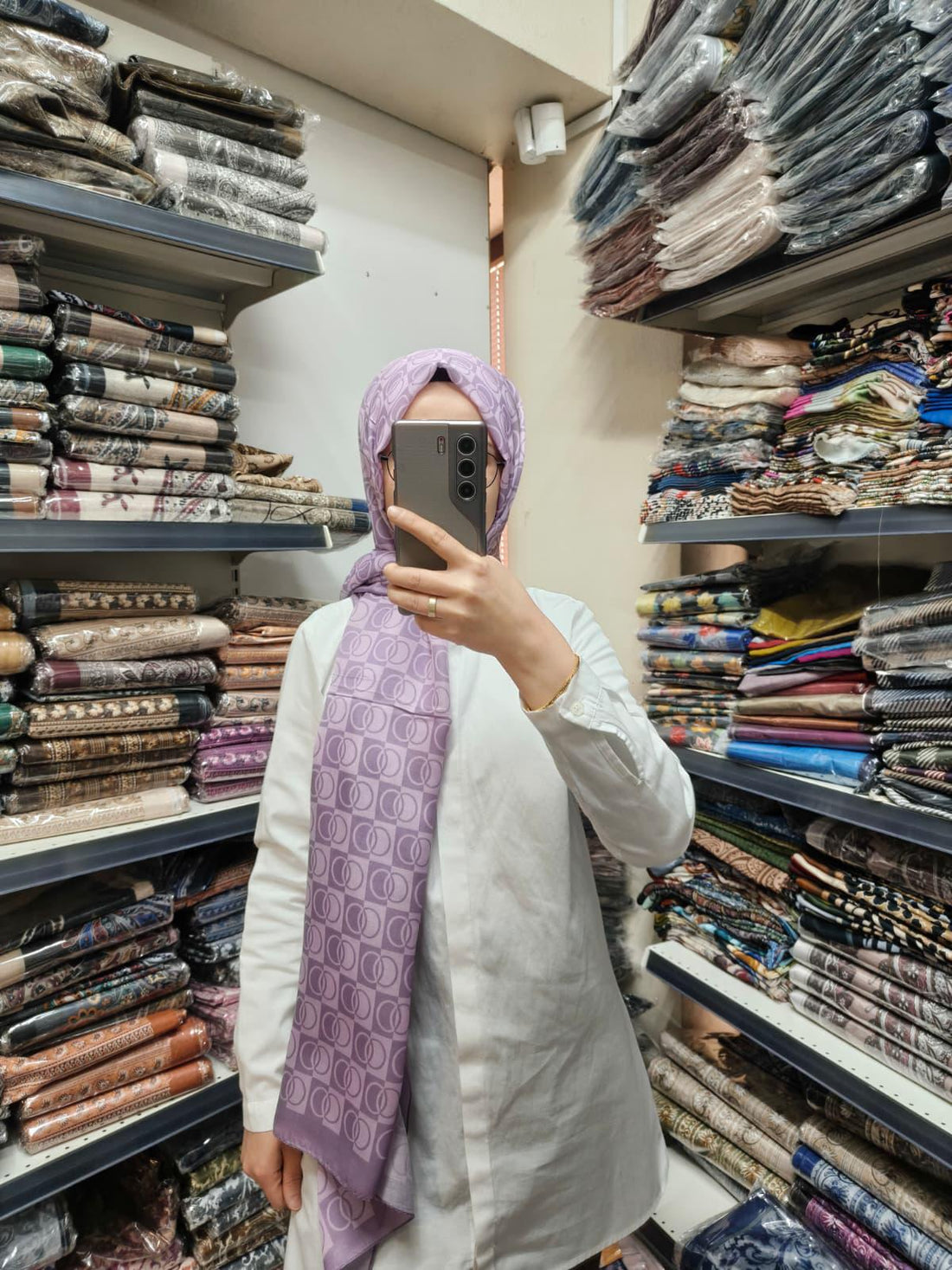 PAMUKSU SOFT ŞAL HALKA DESEN - 16