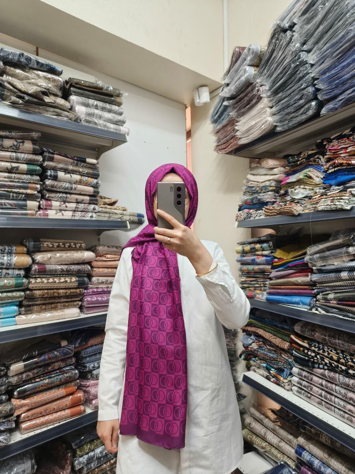 PAMUKSU SOFT ŞAL HALKA DESEN - 15